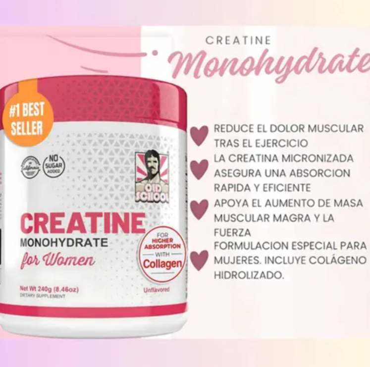 Creatina Monohidratada 3 en 1  – Fuerza, Tonificación y Resultados Reales