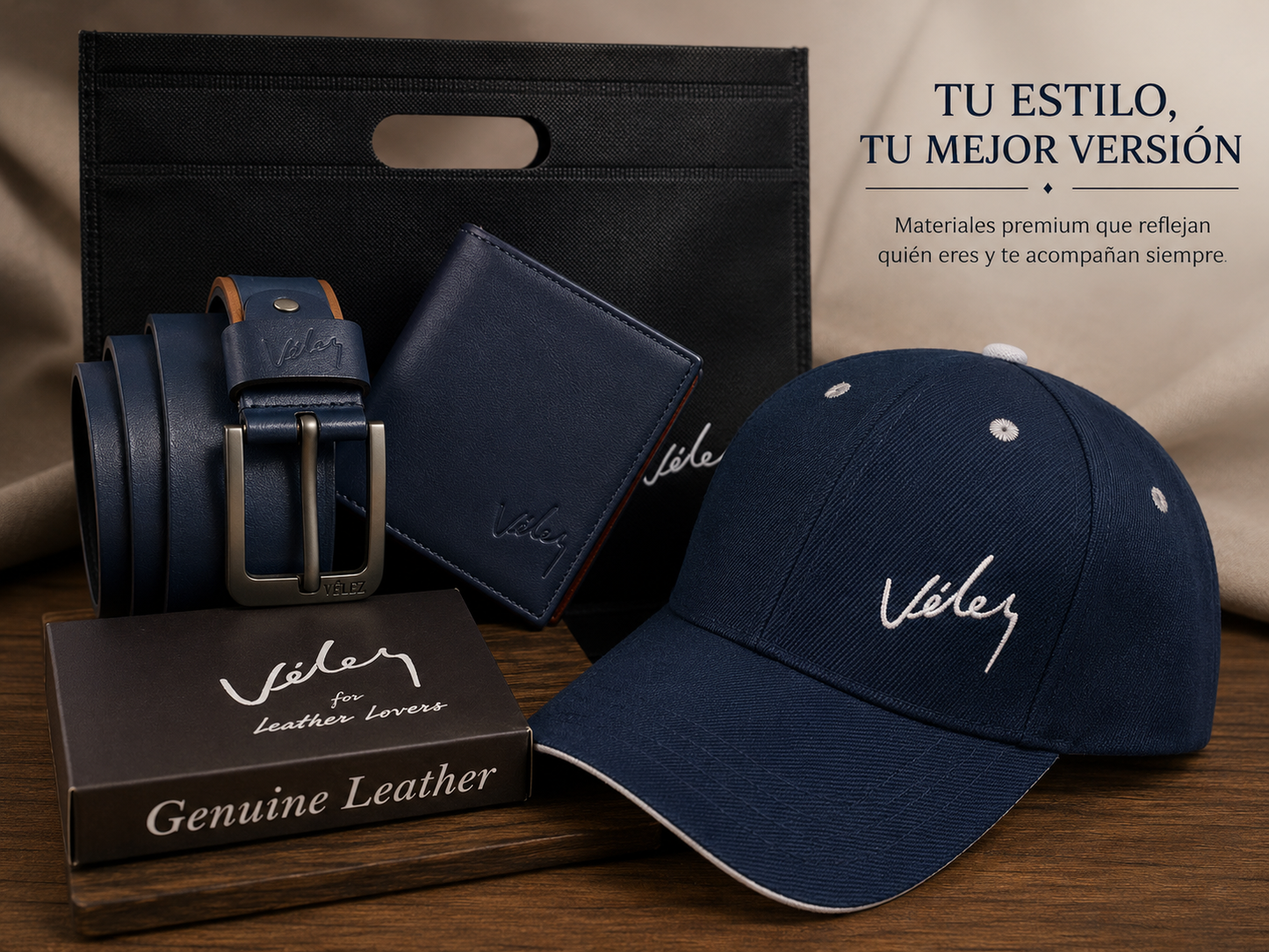 COMBO CAVALIER™ | Elegancia Masculina En Cuero Genuino