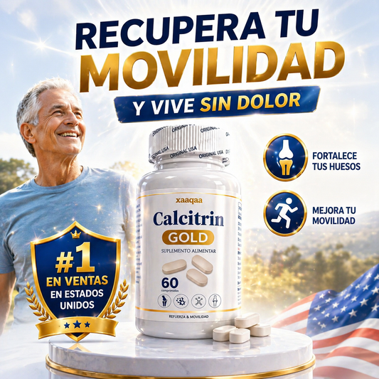 ✔️ Calcitrin Gold: Recupera tu movilidad y vive sin dolor
