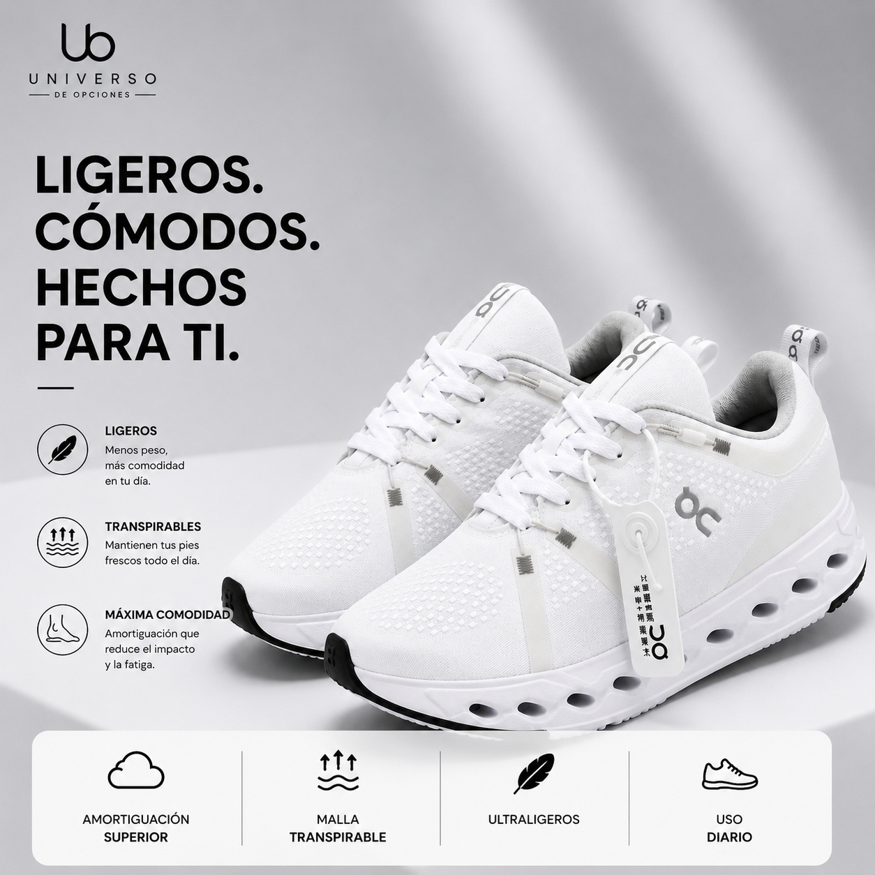 👟 Tenis On Cloudsurfer 2 | Camina Sin Cansancio