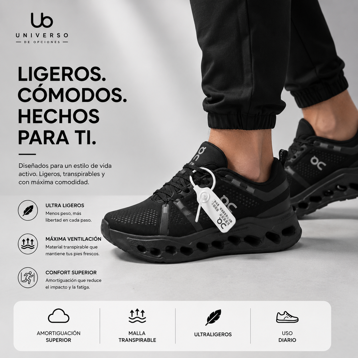 👟 Tenis On Cloudsurfer 2 | Camina Sin Cansancio