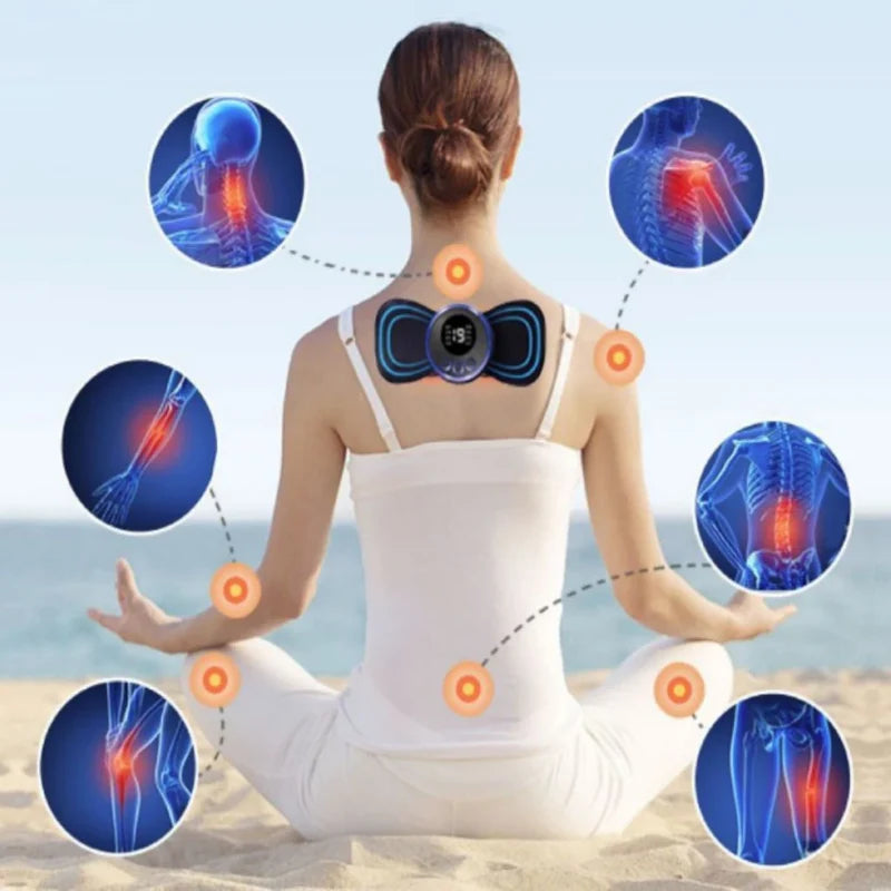 Combo Alivio Total EMS – Masajeador mariposa + Tapete masajeador GRATIS