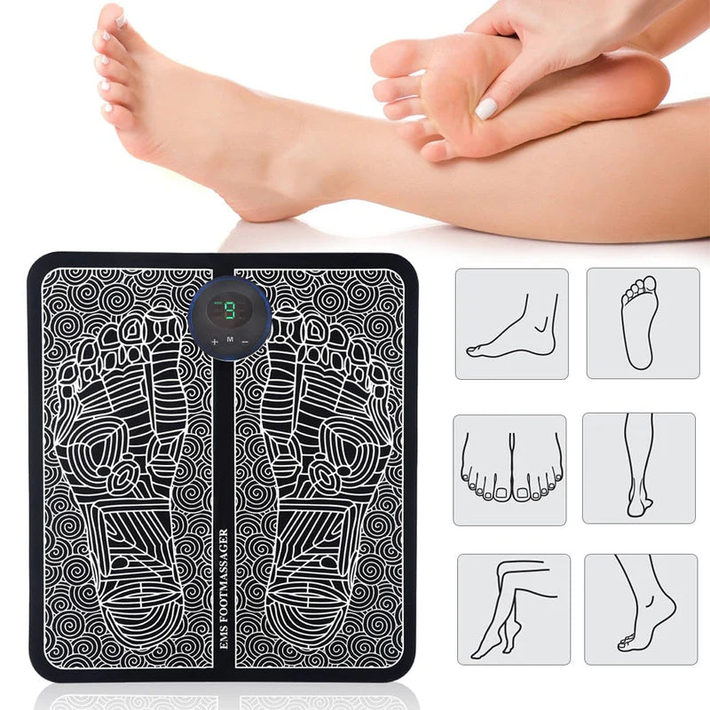 Combo Alivio Total EMS – Masajeador mariposa + Tapete masajeador GRATIS