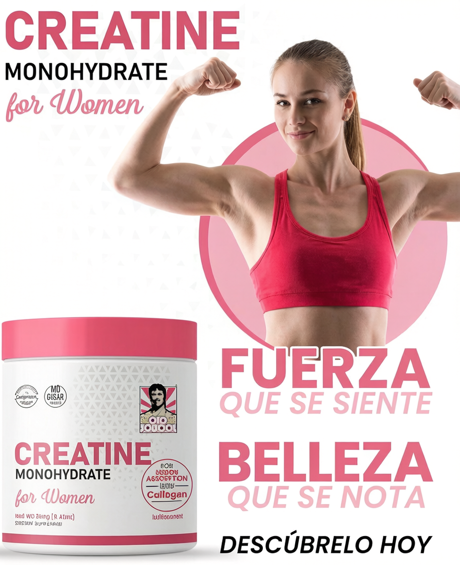 Creatina Monohidratada 3 en 1  – Fuerza, Tonificación y Resultados Reales