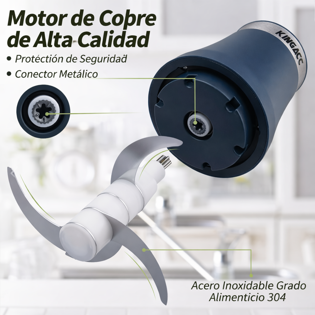 Molino Picador Eléctrico Premium Inoxidable 2 litros